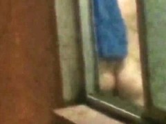 Neighbor caught cooking naked(clip slowed down)