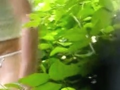 Russian girls pissing in the bushes