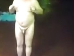 Stripping naked on the street