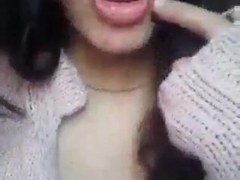 cute turkish teen showing her boobs