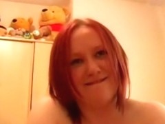 Horny fat girlfriend gets it on her face