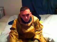 Filthy Chemical Suit and Huge Butt Plug