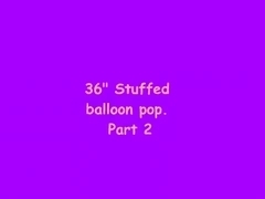 36 Stuffed balloon pop. Part 2