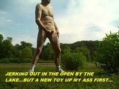 Wank Out In Open By Lake