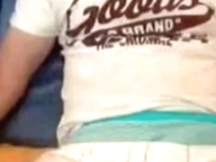 hunky german jerks his dick on cam
