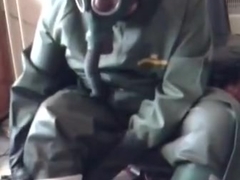 Green rubber cockplay